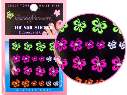 TOE NAIL STICKERS - Miếng dán móng chân - BRILLIANT SUMMER (03)