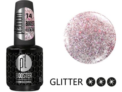 Platinum LED-tech BOOSTER COLOR Iris (14), 15ml - Sơn gel  KHÔNG MÀI