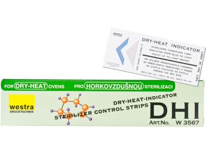 INDIKAČNÍ PROUŽEK - để khử trùng bằng không khí nóng (W 3567) - 25c