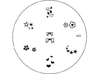 Konad Khuân mẫu in trang trí M3