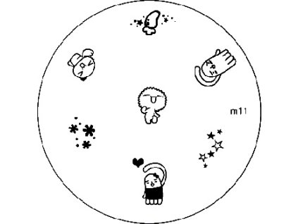 Konad BÁN GẢI PHÓNG - Khuân mẫu in trang trí M11