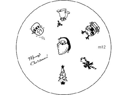 Konad BÁN GẢI PHÓNG - Khuân mẫu in trang trí M12