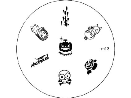 Konad BÁN GẢI PHÓNG - Khuân mẫu in trang trí  M13