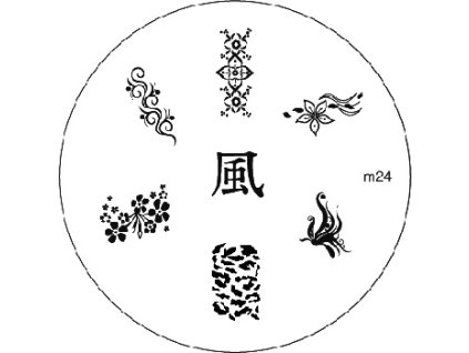 Konad BÁN GẢI PHÓNG - Khuân mẫu in trang trí M24