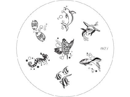 Konad BÁN GẢI PHÓNG - Khuân mẫu in trang trí M27