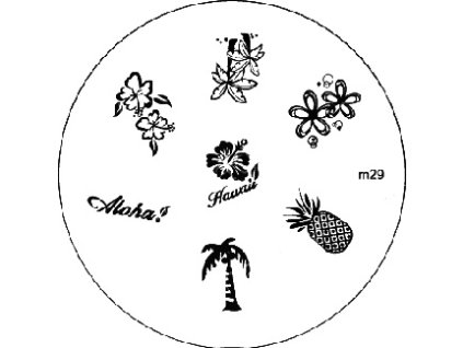Konad BÁN GẢI PHÓNG - Khuân mẫu in trang tr M29