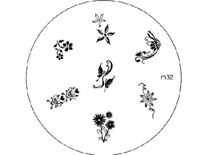 Konad BÁN GẢI PHÓNG - Khuân mẫu in trang trí M32