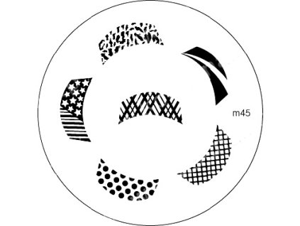 Konad BÁN GẢI PHÓNG - Khuân mẫu in trang trí M45