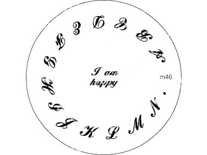 Konad BÁN GẢI PHÓNG - Khuân mẫu in trang trí  M46