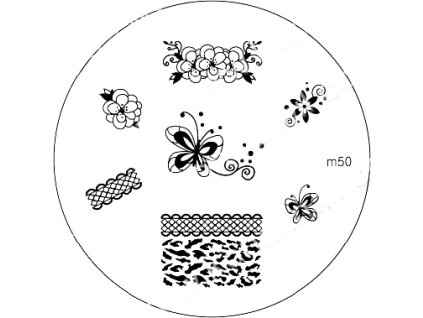 Konad BÁN GẢI PHÓNG - Khuân mẫu in trang trí M50