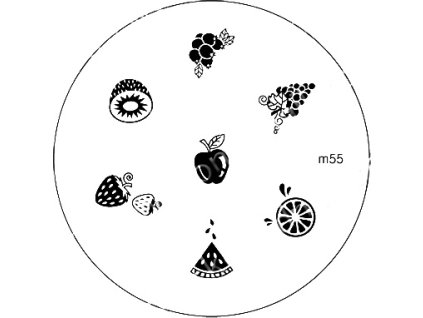 Konad BÁN GẢI PHÓNG - Khuân mẫu in trang trí M55