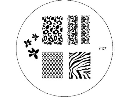 Konad BÁN GẢI PHÓNG - Khuân mẫu in trang trí  M57