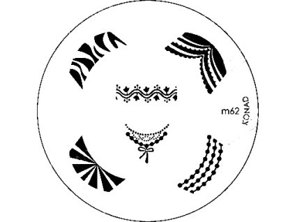 Konad BÁN GẢI PHÓNG - Khuân mẫu in trang trí M62