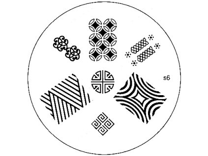 Konad BÁN GẢI PHÓNG - Khuân mẫu in trang trí S6