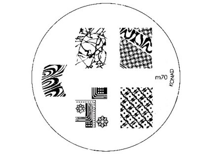 Konad BÁN GẢI PHÓNG - Khuân mẫu in trang trí M70