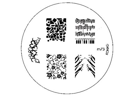 Konad Khuân mẫu in trang trí M73