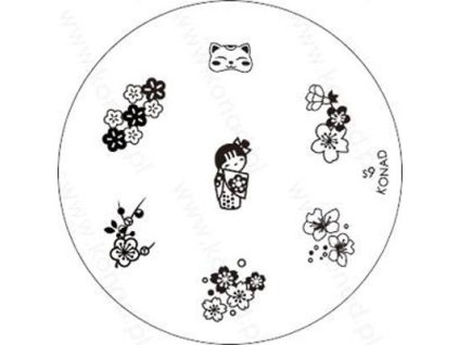 Konad BÁN GẢI PHÓNG - Khuân mẫu in trang trí S9