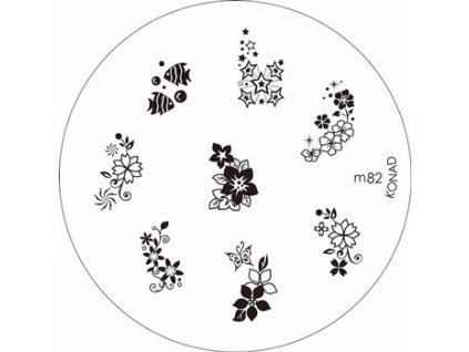 Konad BÁN GẢI PHÓNG - Khuân mẫu in trang trí M82