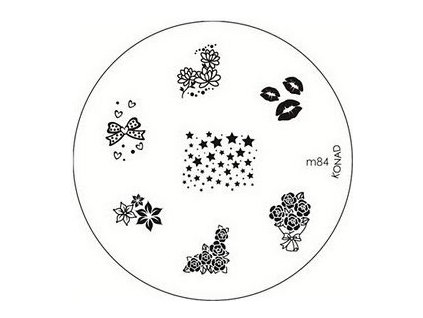 Konad BÁN GẢI PHÓNG - Khuân mẫu in trang trí M84
