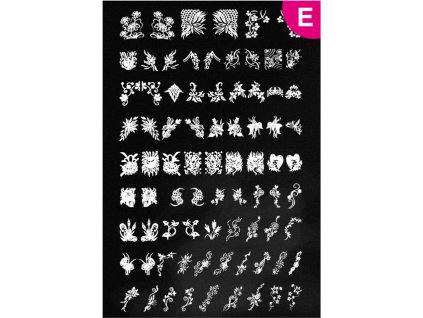 IMAGE PLATE - XL -  Khuân mẫu in trang trí, to (E)