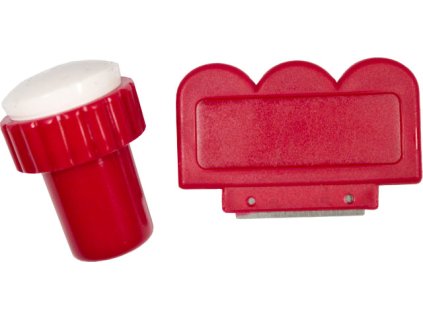 Tiskátko se stěrkou (červené)