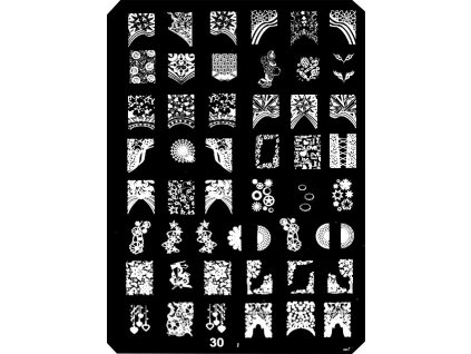 PREMIUM IMAGE PLATE - XL -  velká destička s motivy (30)