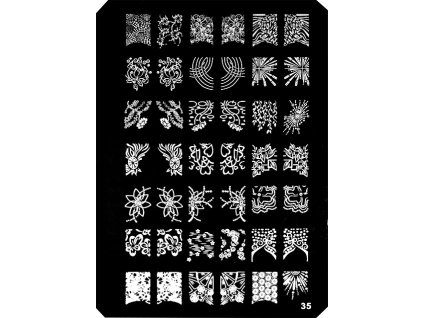 PREMIUM IMAGE PLATE - XL -  velká destička s motivy (35)