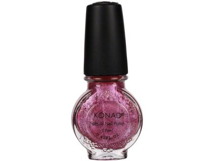 Konad KONEC VÝROBY - Speciální lak Konad 11ml - metalická růžová (33)