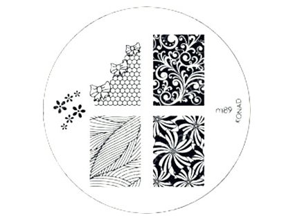 Konad BÁN GẢI PHÓNG - Khuân mẫu in trang trí M89