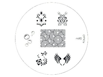 Konad BÁN GẢI PHÓNG - Khuân mẫu in trang trí M90