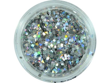 Squares - holographic silver (02/624L)