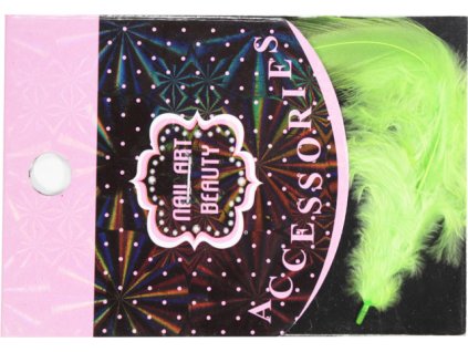 lông vũ đẻ trang trí - sáng màu xanh lá (11)