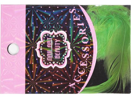 lông vũ đẻ trang trí - màu xanh lá (12)