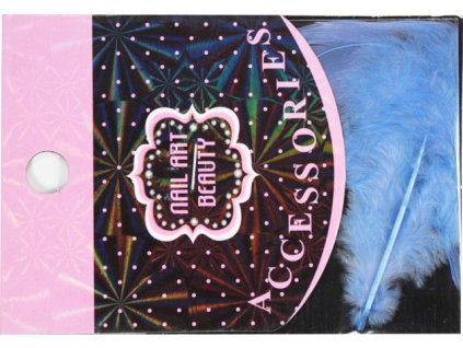 lông vũ đẻ trang trí - sáng màu xanh lam (17)