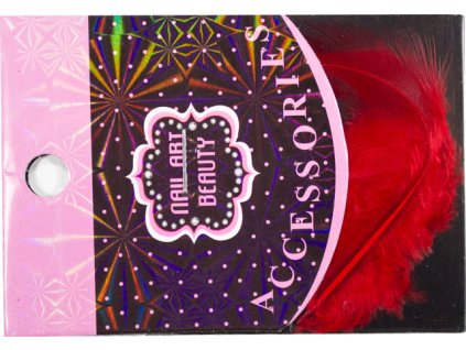 lông vũ đẻ trang trí - sẫm màu đỏ (26)