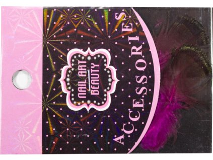 lông vũ đẻ trang trí - sẫm màu tím (27)