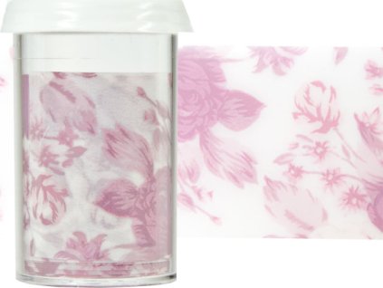 TRANSFER FOIL - foil trang trí nailart1,5m - GARDEN ROSE (02)