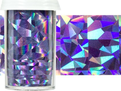 TRANSFER FOIL - foil trang trí nailart 1,5m - LILAC DIAMOND (08)