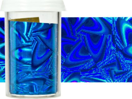 TRANSFER FOIL - foil trang trí nailar 1,5m - BLUE SURPRISE (11)