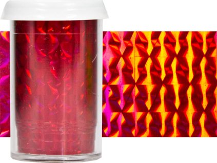 TRANSFER FOIL - foil trang trí nailart 1,5m - DANGEROUS RED (16)