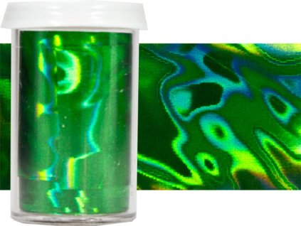 TRANSFER FOIL - giấy foil trang trí nailart 1,5m - GREEN JUNGLE (17)