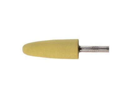 Promed Đầu mài đánh bóng silicon, mềm, màu vàng 198130