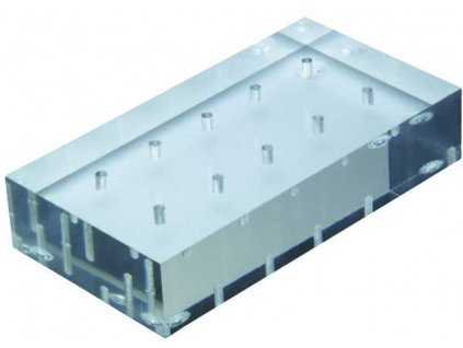 Promed Kệ đựng Đầu mài Promed - màu Trong, plexiglass cứng