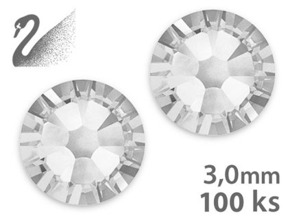 Swarovski Swarovski Rhinestone - Crystal - SS12 (đá mài, kích thước 3.0mm) gói 100c