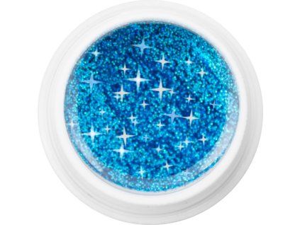 EBD 323 - CARIEBBEAN NIGHT GLITTER - màu xanh da tròi nhũ/glitter, 5 g