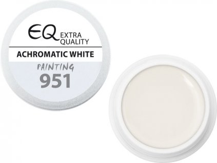 EBD 951 - Extra Quality UV Painting Gel - ACHROMATIC WHITE, 5g (silver line)