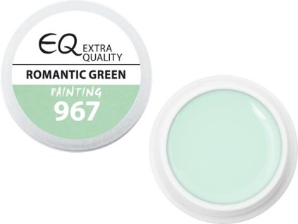 EBD 967 - Extra Quality UV Painting Gel - ROMANTIC GREEN, 5g (silver line)