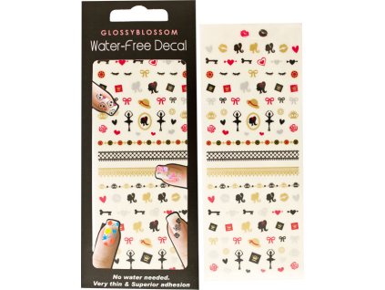 WATER-FREE DECAL - miếng dán in trang trí móng tay - DECAL 2 (96555)
