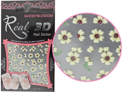 3D NAIL STICKERS - Miếng dán 3D đính đá - REAL 3D 6 (96323)