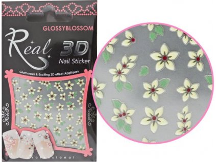 3D NAIL STICKERS - Miếng dán 3D đính đá - REAL 3D 8 (96325)